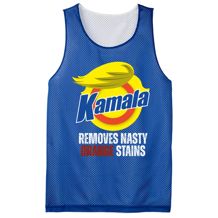 Kamala Detergent Removes Stubborn Orange Stains Antitrump Cute Gift Mesh Reversible Basketball Jersey Tank