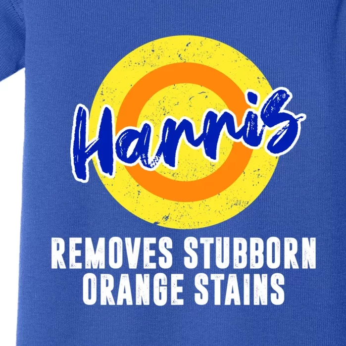 Kamala Detergent Removes Stubborn Orange Stains Funny Harris Gift Baby Bodysuit