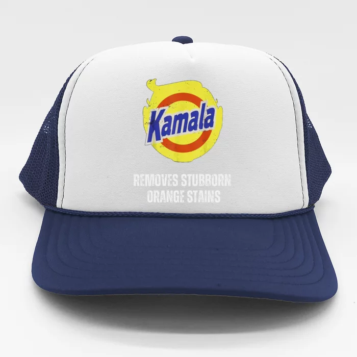 Kamala Detergent Removes Stubborn Orange Stains Antitrump Trucker Hat