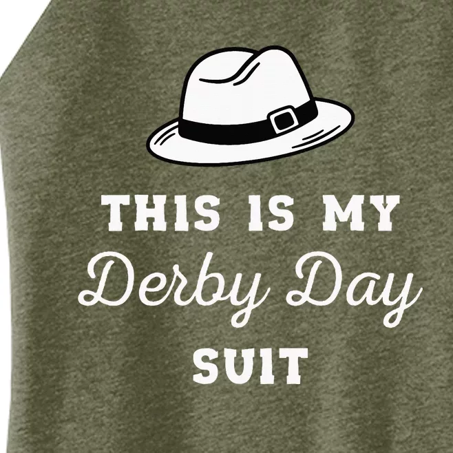 KY Derby Suits for Funny Derby Day Women’s Perfect Tri Rocker Tank