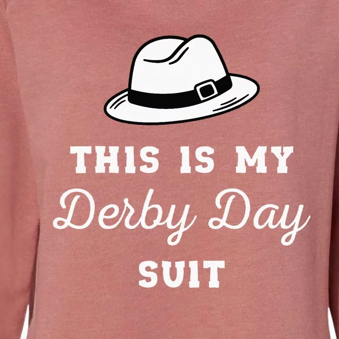 KY Derby Suits for Funny Derby Day Womens California Wash Sweatshirt