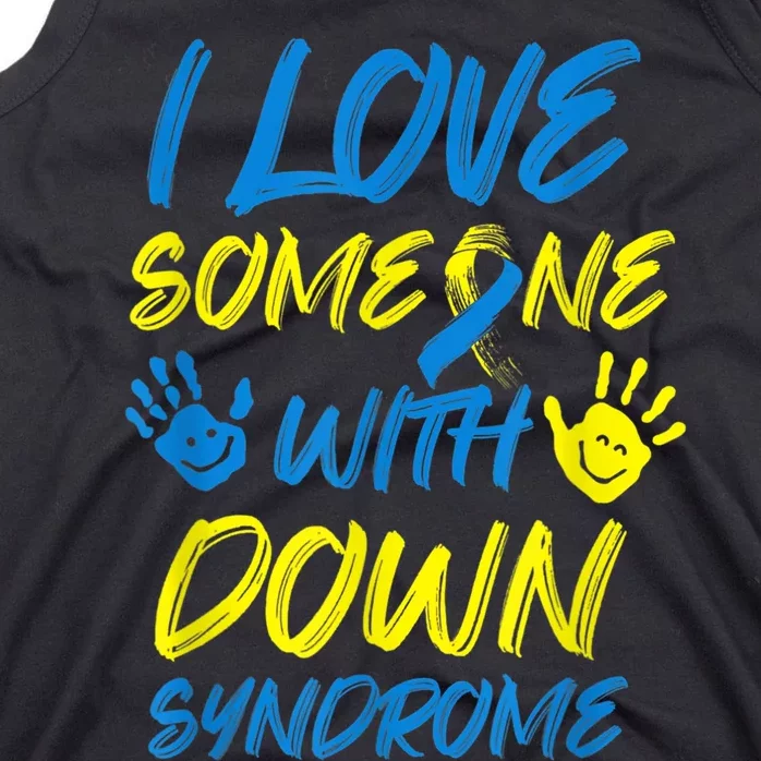 kid Down Syndrome Awareness  Month Special Needs Love T21 Tank Top