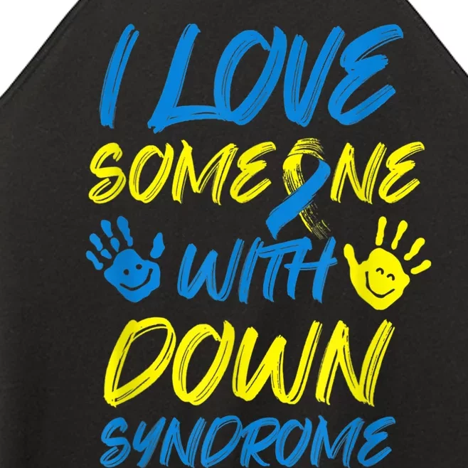 kid Down Syndrome Awareness  Month Special Needs Love T21 Women’s Perfect Tri Rocker Tank