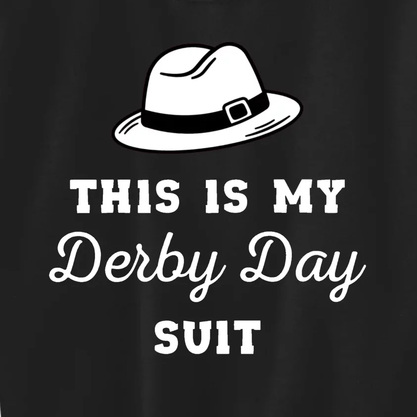 Ky Derby Suits Funny Derby Day Kentucky Attire Kids Sweatshirt