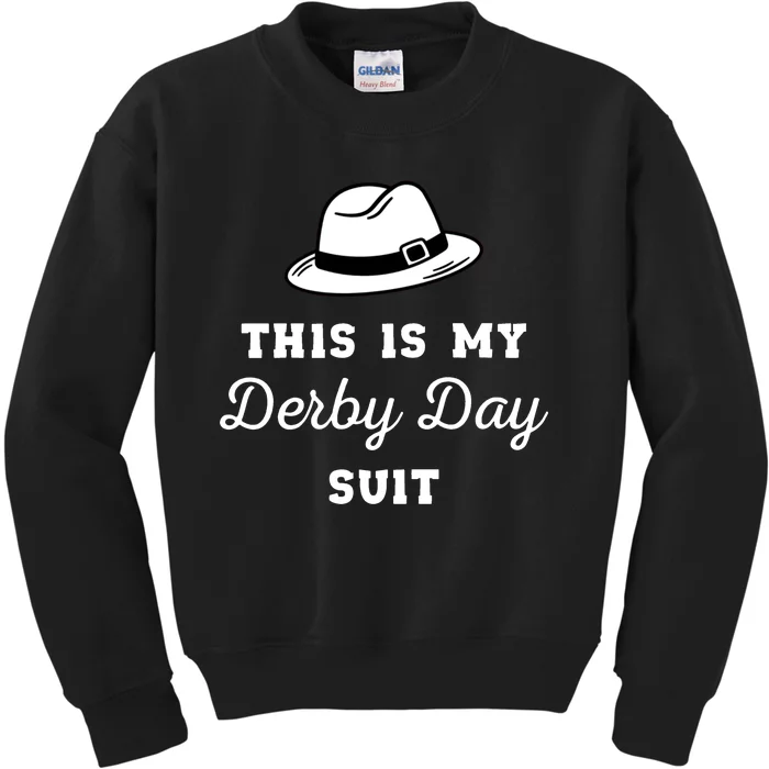 Ky Derby Suits Funny Derby Day Kentucky Attire Kids Sweatshirt