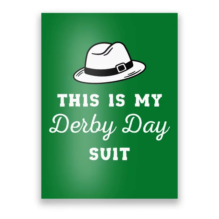 Ky Derby Suits For Funny Derby Day Kentucky Attire Poster