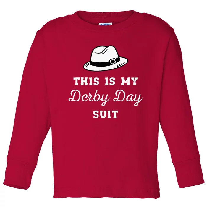 Ky Derby Suits For Funny Derby Day Kentucky Attire Toddler Long Sleeve Shirt