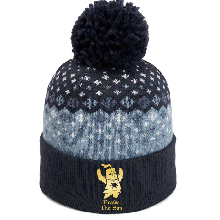 Knight Dark Souls The Baniff Cuffed Pom Beanie