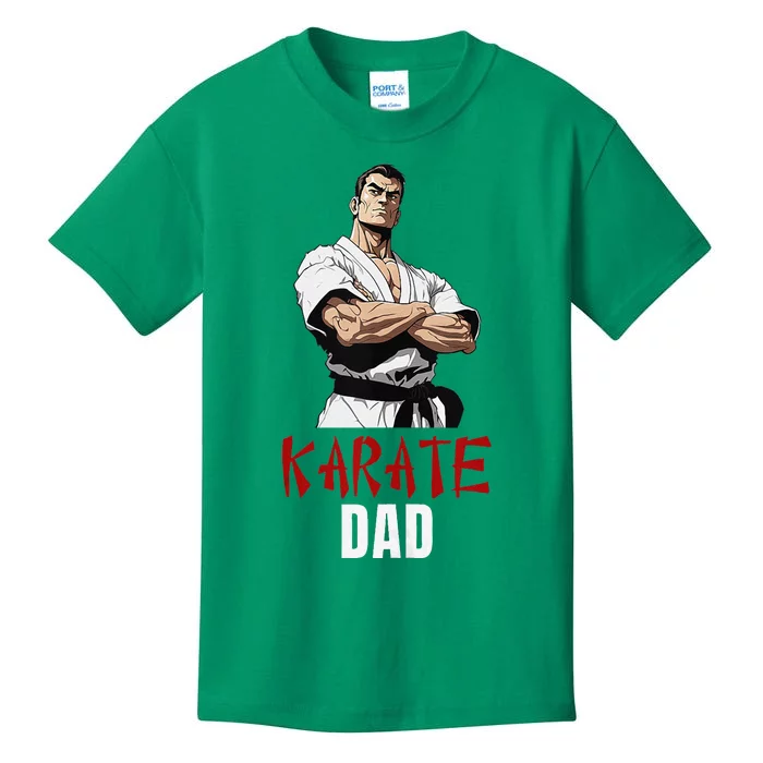 Karate Dad Striking Style For Martial Arts Super Dads Kids T-Shirt