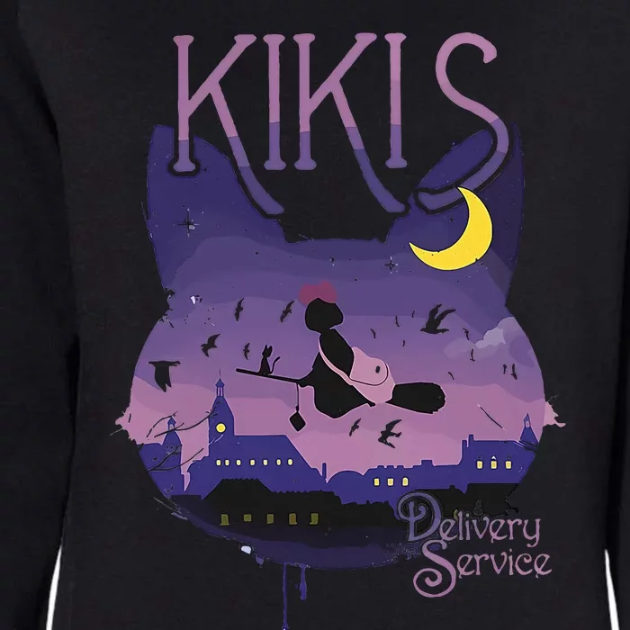 KikiS Delivery Service Womens California Wash Sweatshirt