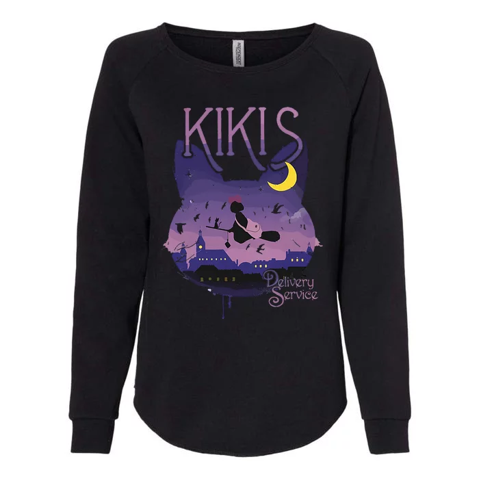 KikiS Delivery Service Womens California Wash Sweatshirt