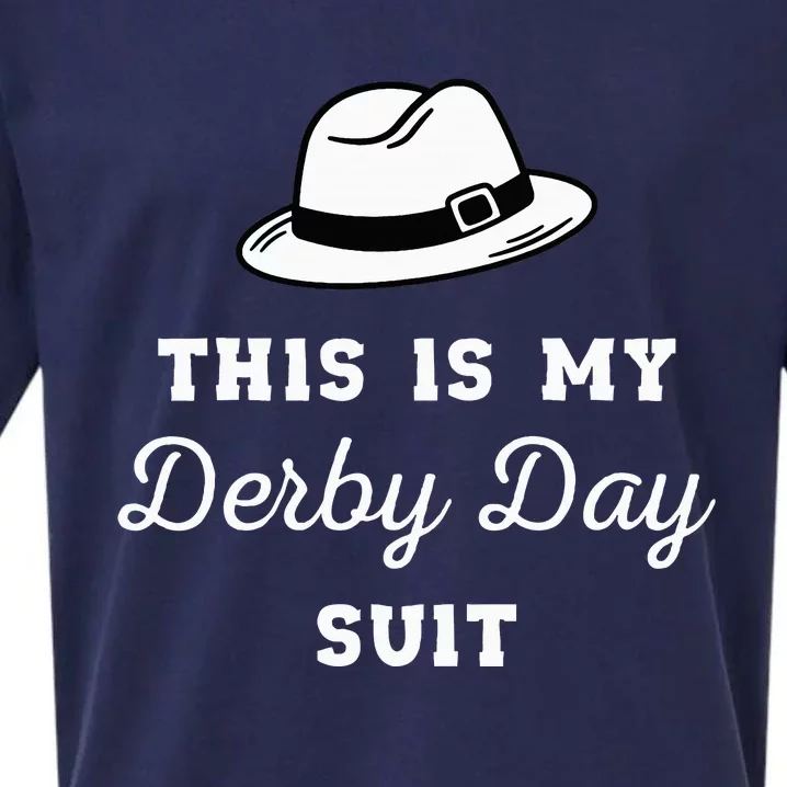 Ky Derby Suits Funny Derby Day Kentucky Sueded Cloud Jersey T-Shirt