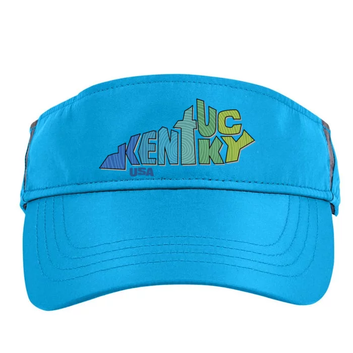 Kentucky Distorted Shape Adult Drive Performance Visor