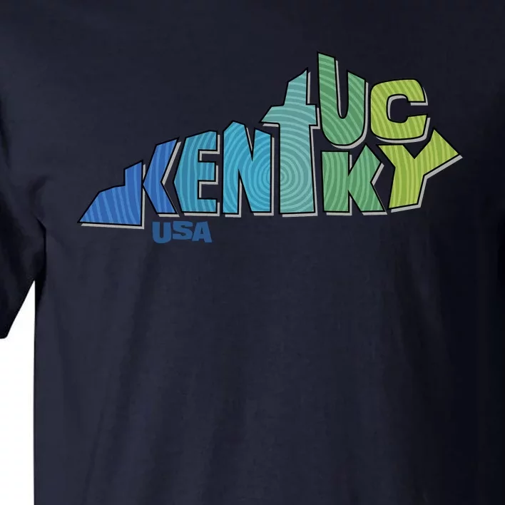 Kentucky Distorted Shape Tall T-Shirt