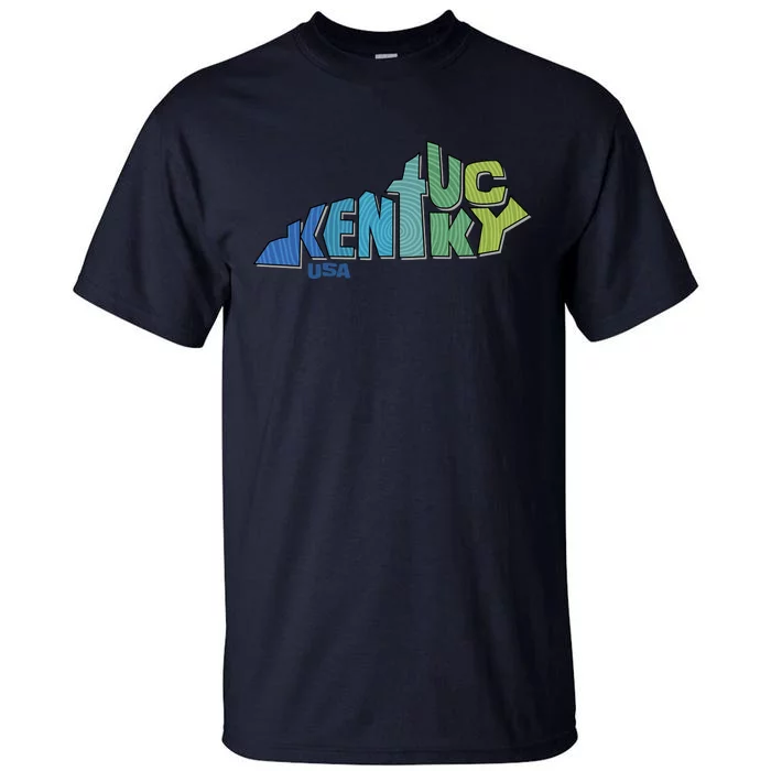 Kentucky Distorted Shape Tall T-Shirt