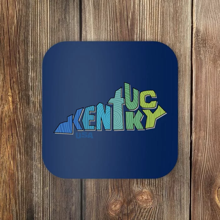 Kentucky Distorted Shape Coaster