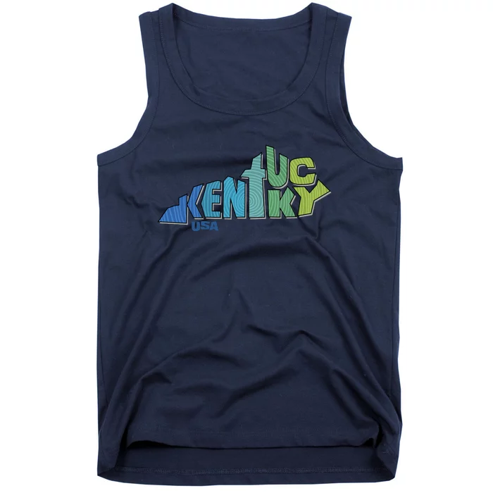 Kentucky Distorted Shape Tank Top