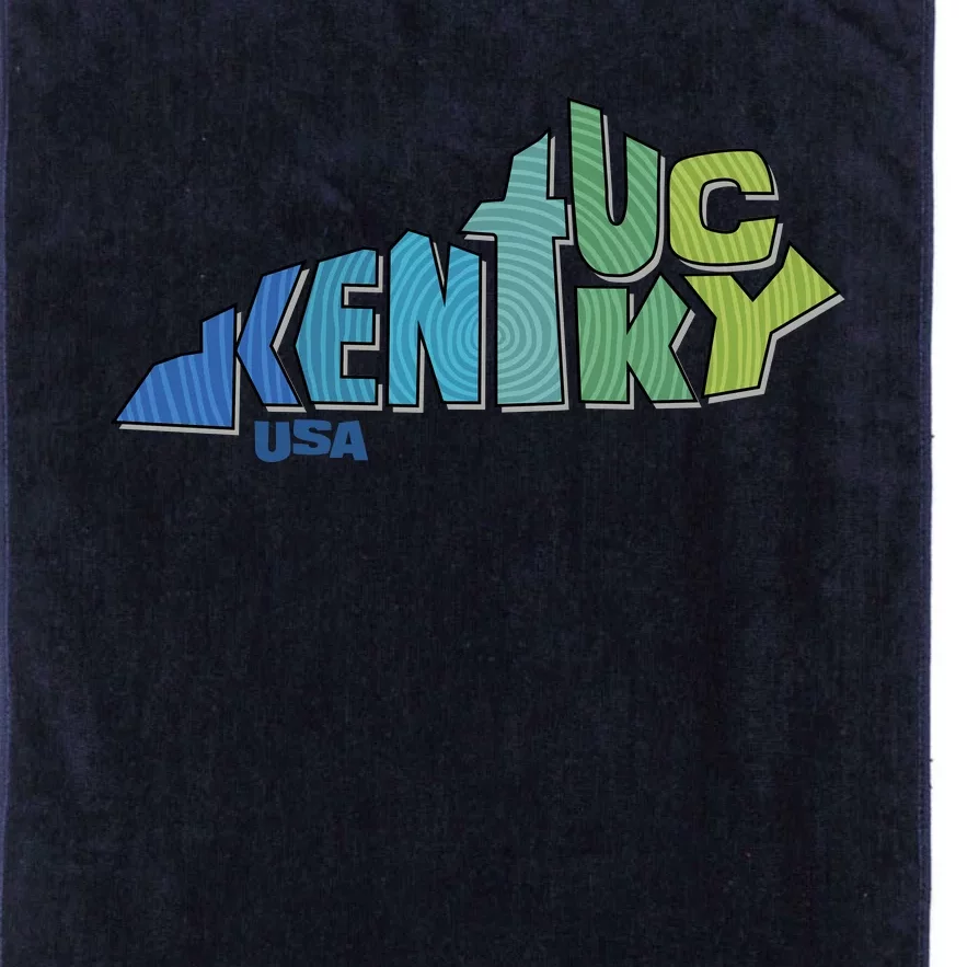 Kentucky Distorted Shape Platinum Collection Golf Towel