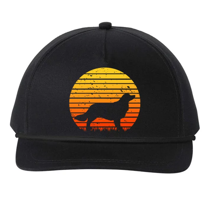 Kooikerhondje Dog Sunset Yellow Snapback Five-Panel Rope Hat