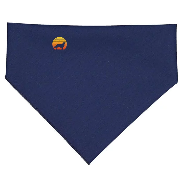 Kooikerhondje Dog Sunset Yellow USA-Made Doggie Bandana