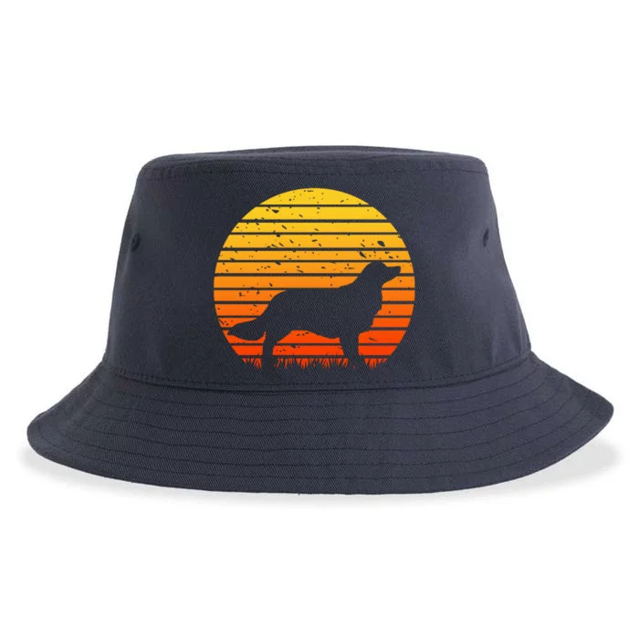 Kooikerhondje Dog Sunset Yellow Sustainable Bucket Hat