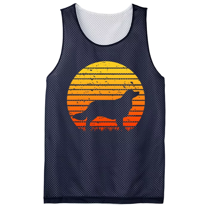 Kooikerhondje Dog Sunset Yellow Mesh Reversible Basketball Jersey Tank