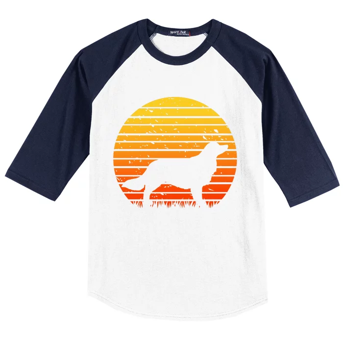 Kooikerhondje Dog Sunset Yellow Baseball Sleeve Shirt