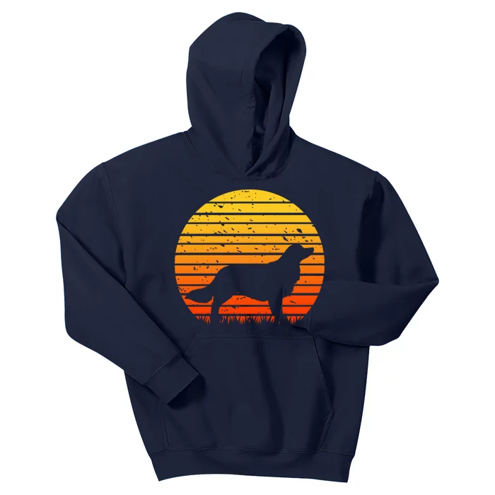 Kooikerhondje Dog Sunset Yellow Kids Hoodie