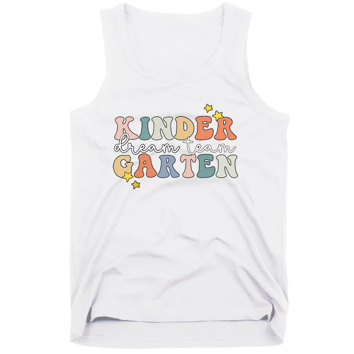 Kindergarten Dream Team Teacher Back To School Tank Top