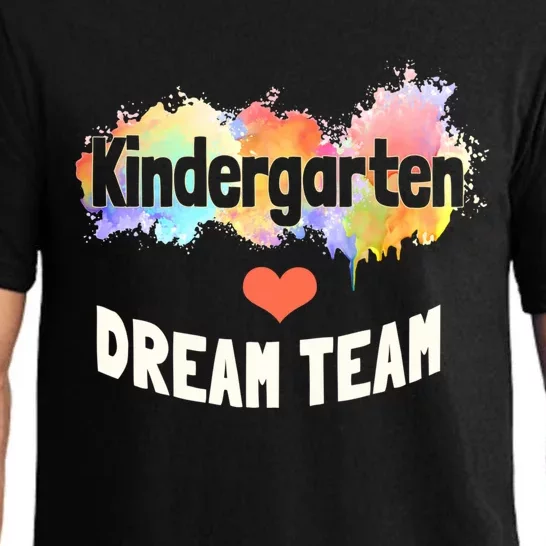 Kindergarten Dream Team Students Teachers Back To School Gift Pajama Set