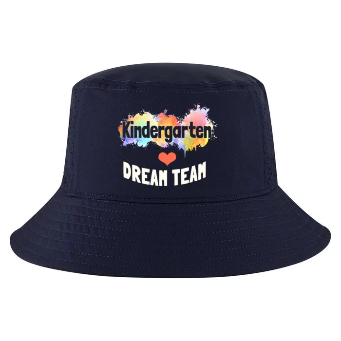 Kindergarten Dream Team Students Teachers Back To School Gift Cool Comfort Performance Bucket Hat