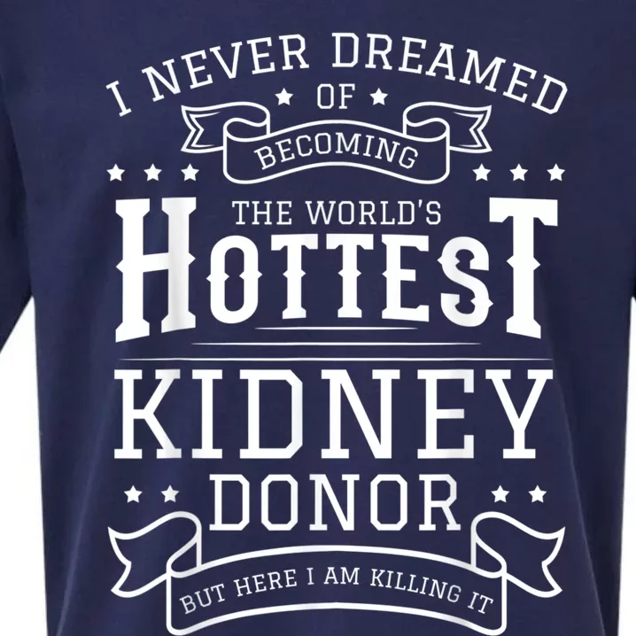 Kidney Donor Transplant Organ Donation Transplantation Sueded Cloud Jersey T-Shirt