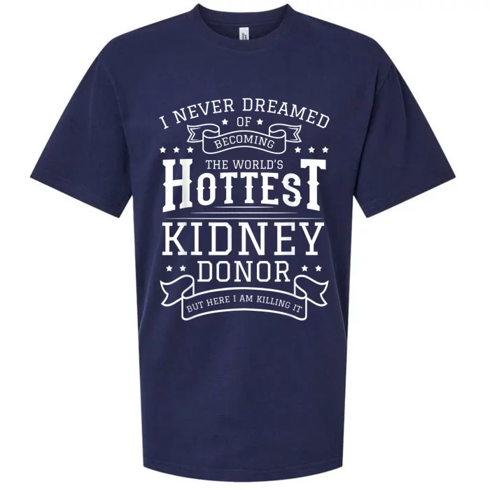 Kidney Donor Transplant Organ Donation Transplantation Sueded Cloud Jersey T-Shirt