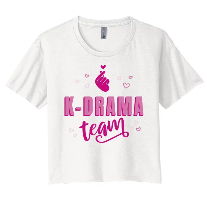 K Drama Team Korea Women's Crop Top Tee