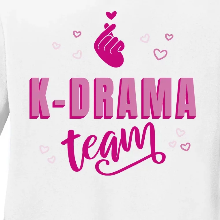 K Drama Team Korea Ladies Long Sleeve Shirt