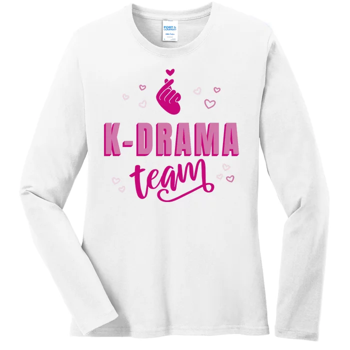 K Drama Team Korea Ladies Long Sleeve Shirt