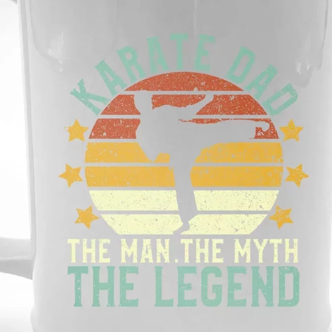 Karate Dad The The Myth The Legend Gift Front & Back Beer Stein