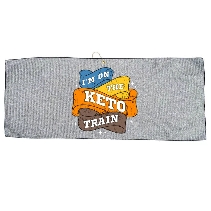 Keto Diet Vintage Ketogenic Ketosis Lowgiftcarb Dietitian Gift Large Microfiber Waffle Golf Towel