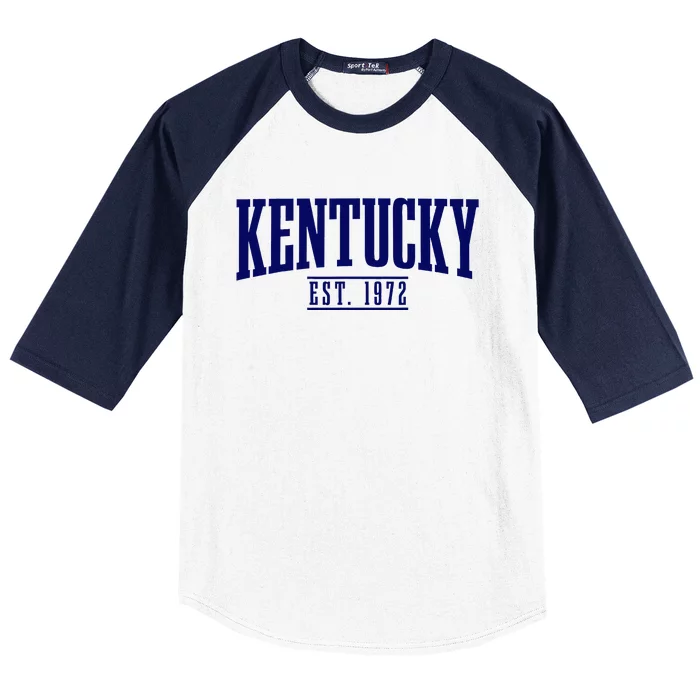 Kentucky Est. 1972 Vintage Baseball Sleeve Shirt