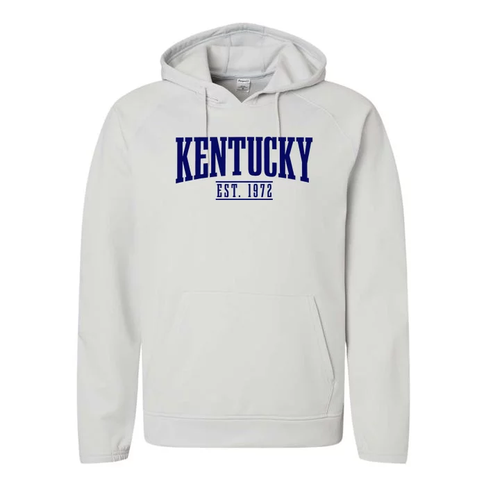 Kentucky Est. 1972 Vintage Performance Fleece Hoodie