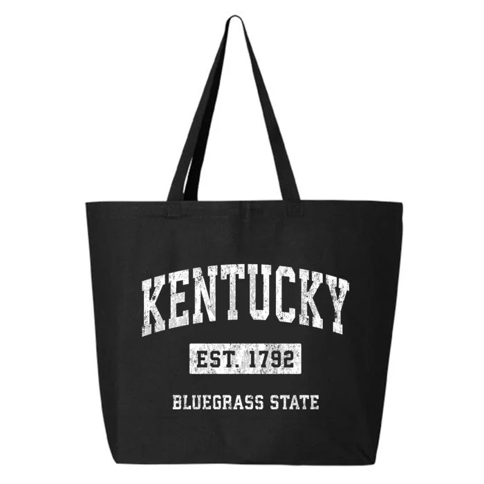 Kentucky Est 1792 Vintage Athletic Sports Design 25L Jumbo Tote