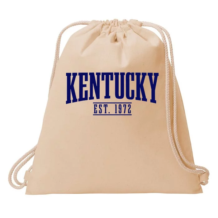 Kentucky Est. 1972 Vintage Drawstring Bag