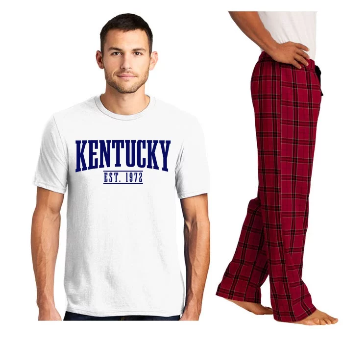 Kentucky Est. 1972 Vintage Pajama Set