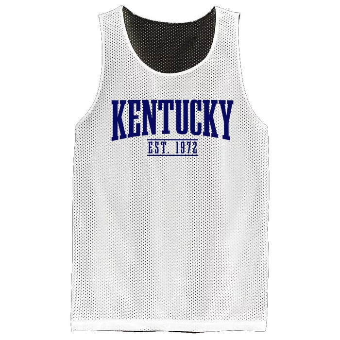 Kentucky Est. 1972 Vintage Mesh Reversible Basketball Jersey Tank