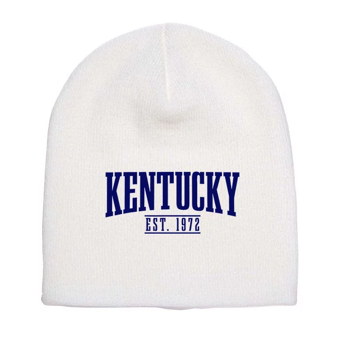 Kentucky Est. 1972 Vintage Short Acrylic Beanie