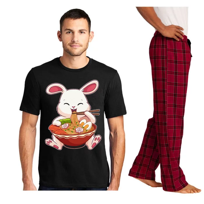 Kawaii Easter Bunny Ramen Noodles Japanese Easter Egg Pajama Set