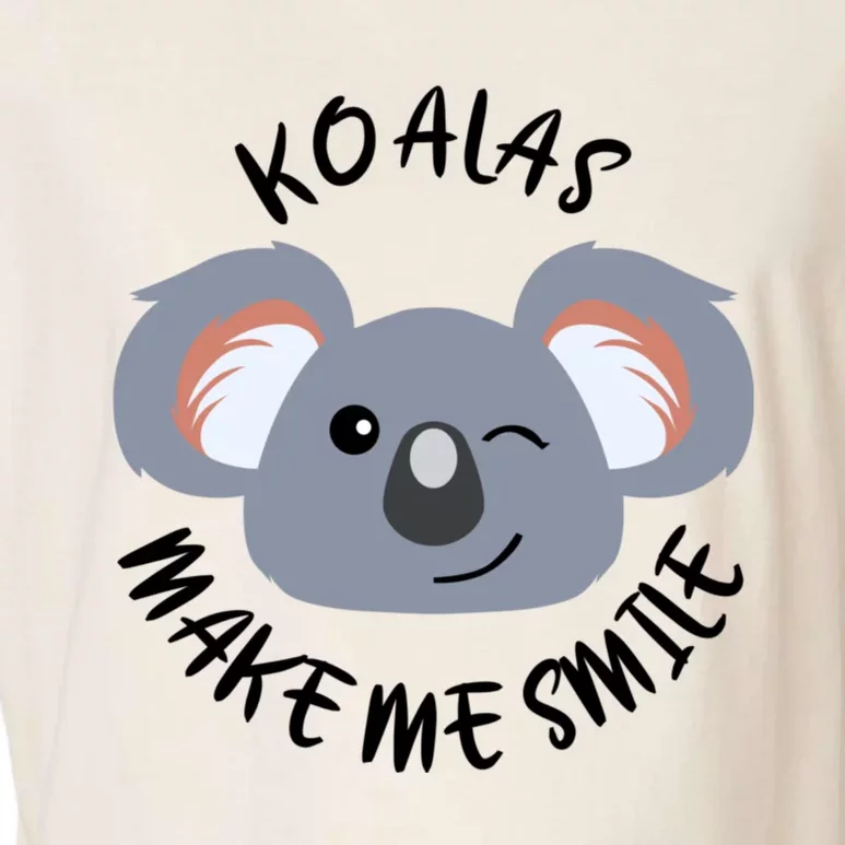 Koala Eating Eucalyptus Ironic Saying Bear Gift Garment-Dyed Women's Muscle Tee