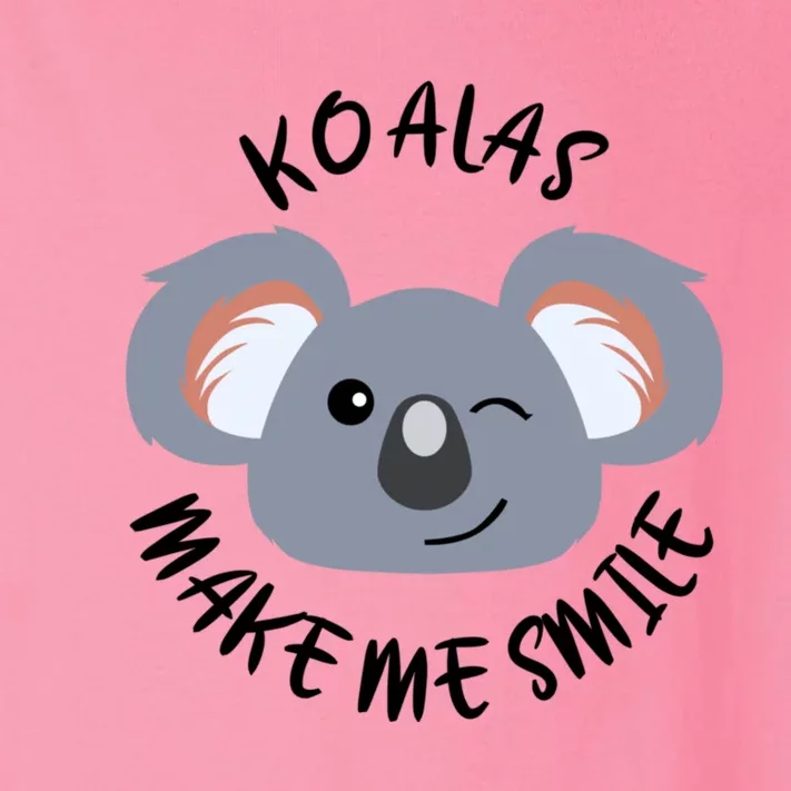 Koala Eating Eucalyptus Ironic Saying Bear Gift Toddler Long Sleeve Shirt