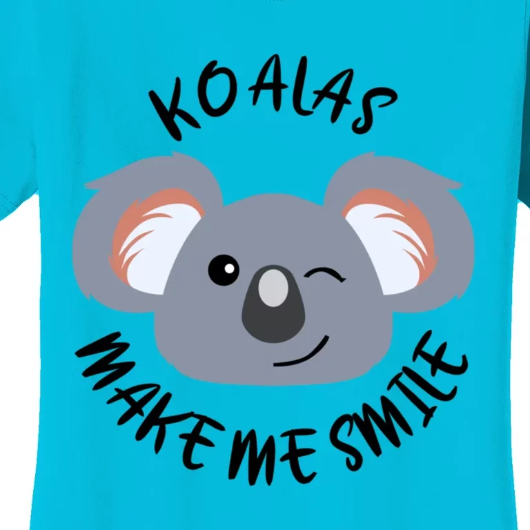 Koala Eating Eucalyptus Ironic Saying Bear Gift Women's T-Shirt