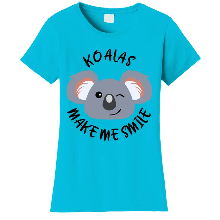 Koala Eating Eucalyptus Ironic Saying Bear Gift Women's T-Shirt